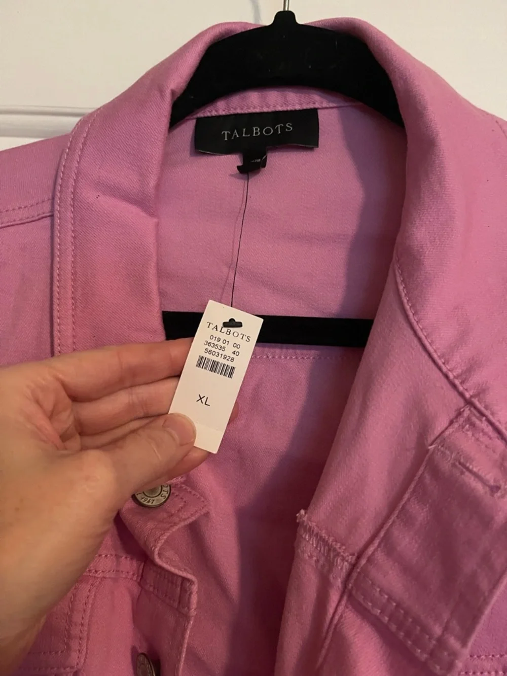 Talbots Lilac Jean Jacket NWT - Picture 2 of 4